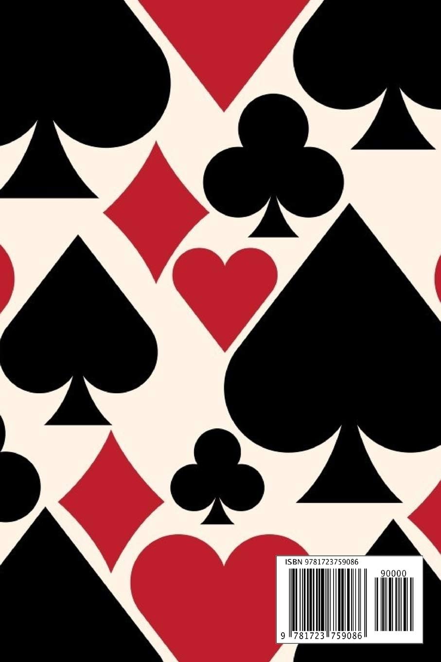 NoteBook: Playing Cards; Exercise Book 190 Lined Journal Pages | Diary | 6"x 9" Large Composition Note Book Gloss Finish Paperback (Notebook lined pages with blank Date and Page number) - Image 2