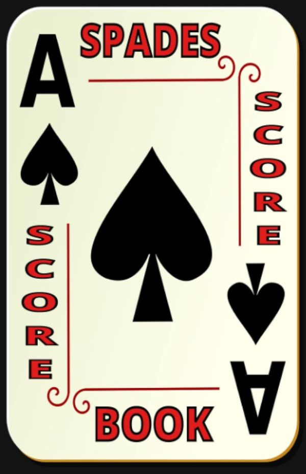 Spades Score Book Journal: For Spades Player's all over the world -Standard Interior Color -Narrow Pitman Sheets with Us & Them printed at the top of each sheet -size 5.5 x 8.5 in (13.97 x 21.59 cm)