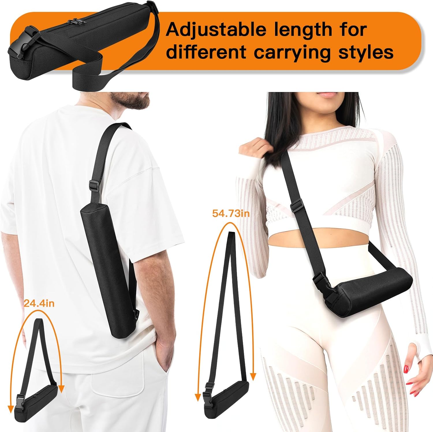 Travel Carrying Case for Sensyne 60" Phone Tripod & Selfie Stick, Nylon Storage Case Compatible with 60 Inch All-in-1 Cell Phone Tripod Stand with Integrated Wireless Remote (Case Only) - Image 6